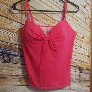 Victoria's Secret Swim Hot Pink Tankini 38D